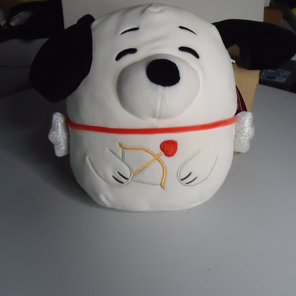Squishmallows Valentines 2024 Peanuts Snoopy as Cupid, 8" NWT